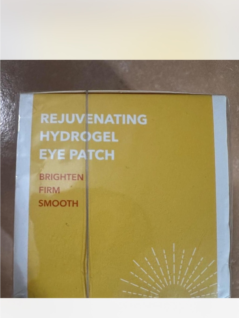Rejuvenating Hydrogel Eye Patch - Yellow Packaging